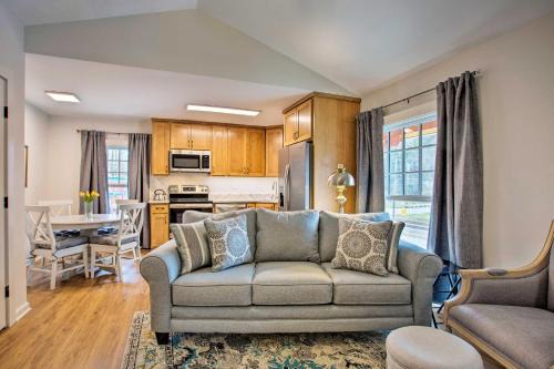 Saluda Apartment | Walk to Dining: Saluda Main Street Retreat!