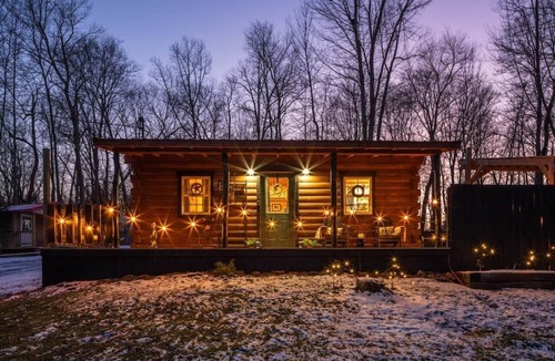 McArthur Cabin | 16mi from Hocking Hills, hot tub, bbq, twin pond