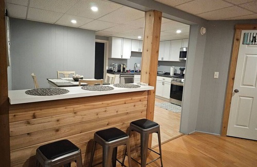 Ingleside Apartment | Chain O` Lakes Beach Penthouse Sunset View and Boat Dock