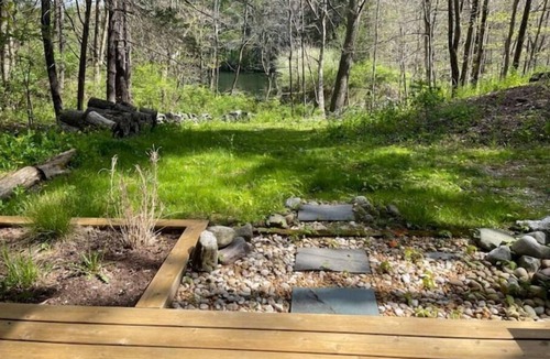 Clinton Corners House | Hudson Valley stunning lake side modern barn in an Enchanted Forest