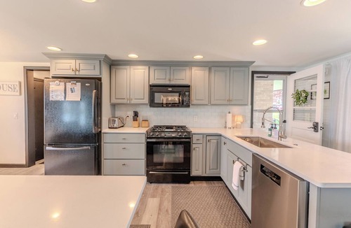 Harrison House | Lakefront Private Beach w/Game Room, Sleeps 12+