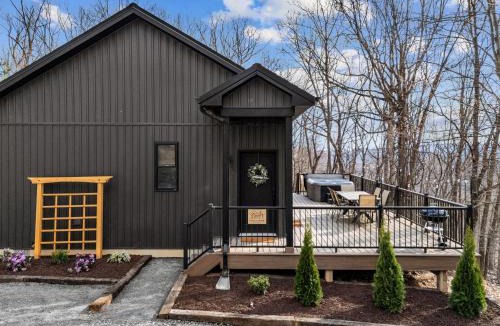Great Cacapon Ski Chalet | Modern Cabin Retreat w Hot Tub Sauna & Fire Pit