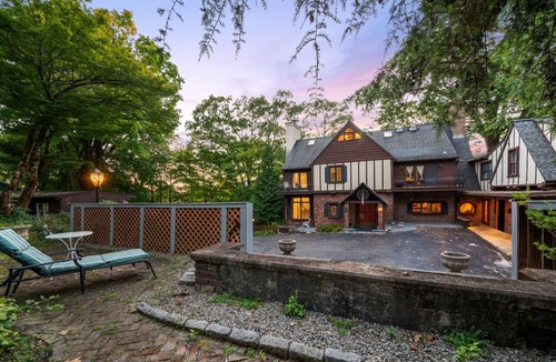 Ossining House | Summer Pool Oasis Custom Bar Arcade Pool Table