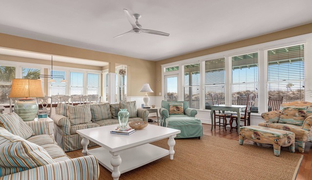 Discover your dream beach house with an amazing ocean view and lots of deck space on South Beach!