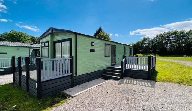 Lakes View holiday home at Borwick Lakes
